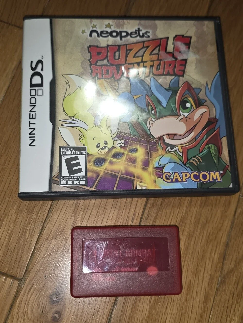 VINTAGE LOT GAMES Nintendo Advance DS Neopets Puzzle Adventure Mortal Kombat